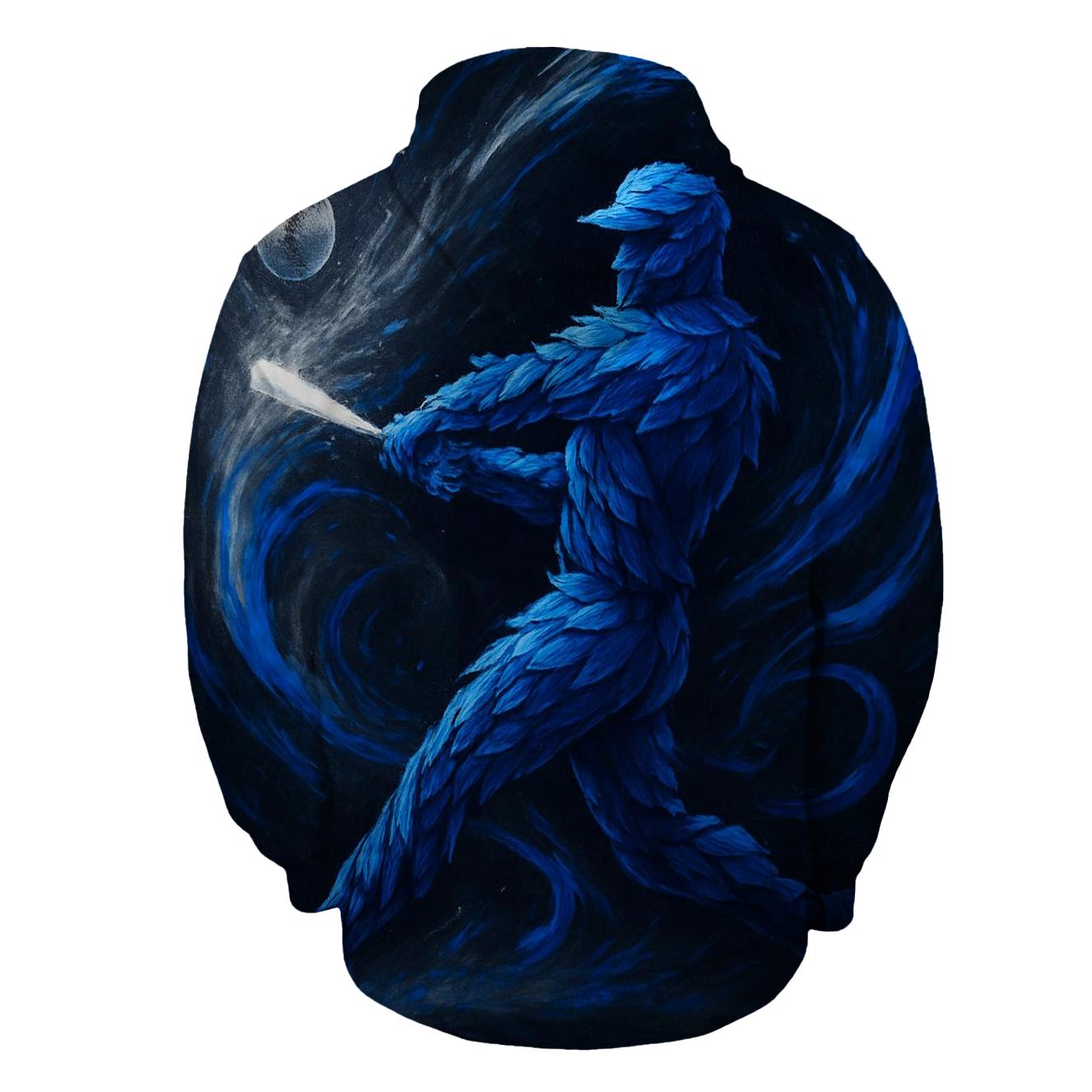 Feather Vortex With Blue Jays Velocity pullover hoodies