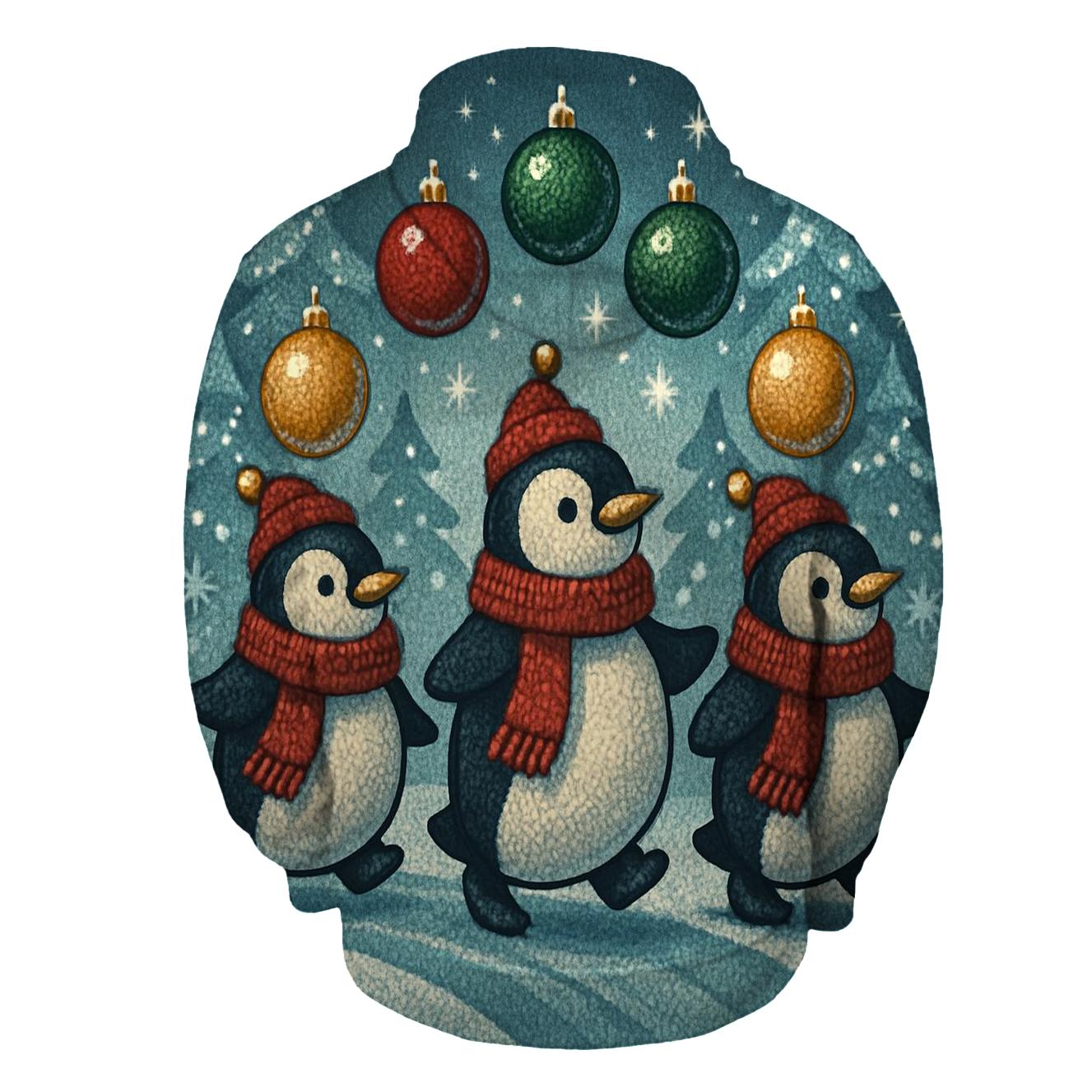 Penguin Ornament Parade premium hoodies