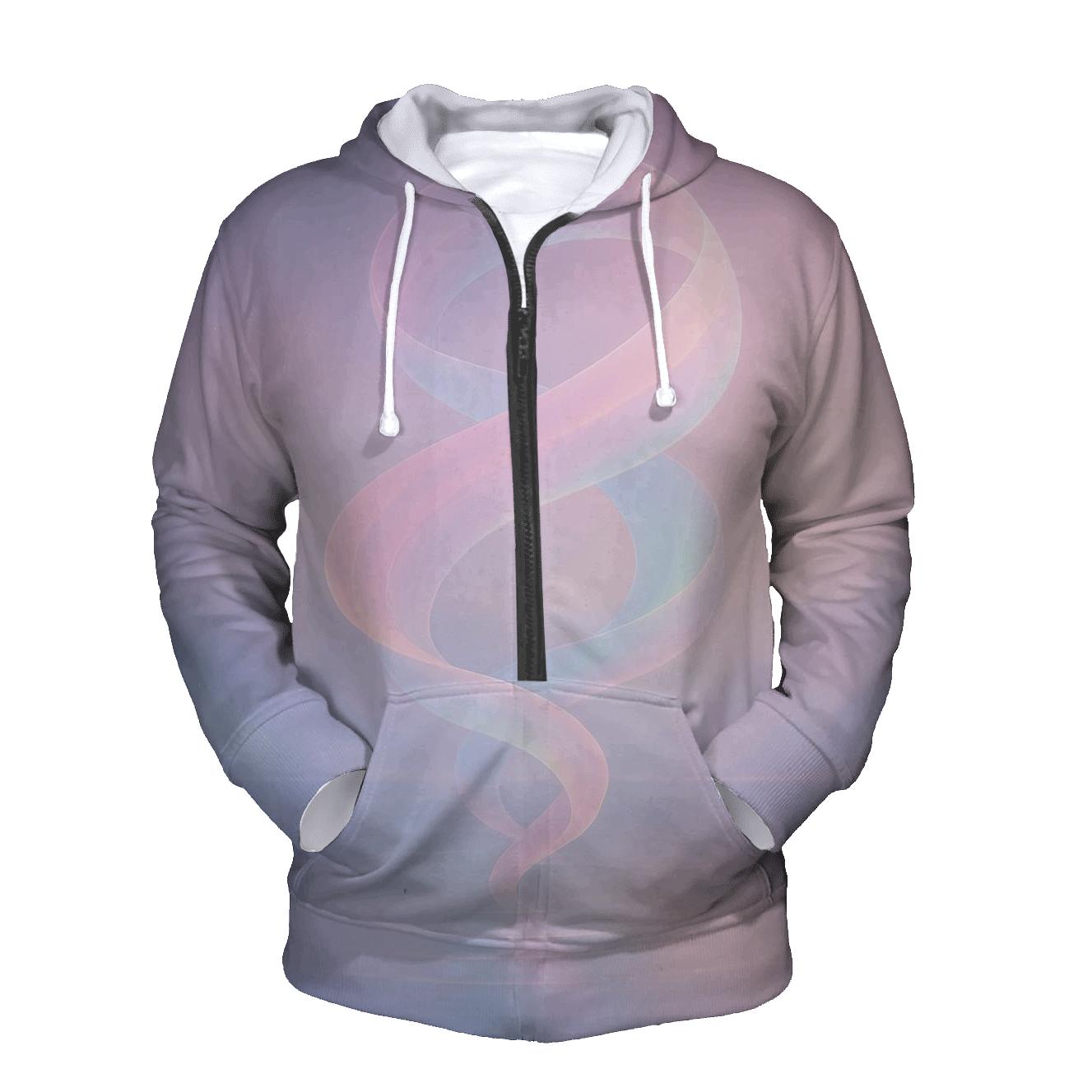 Pastel Tidal Mirage premium hoodies