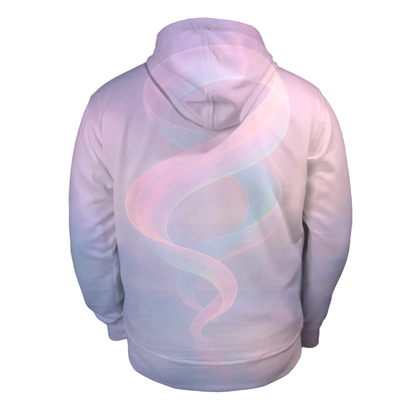Pastel Tidal Mirage premium hoodies