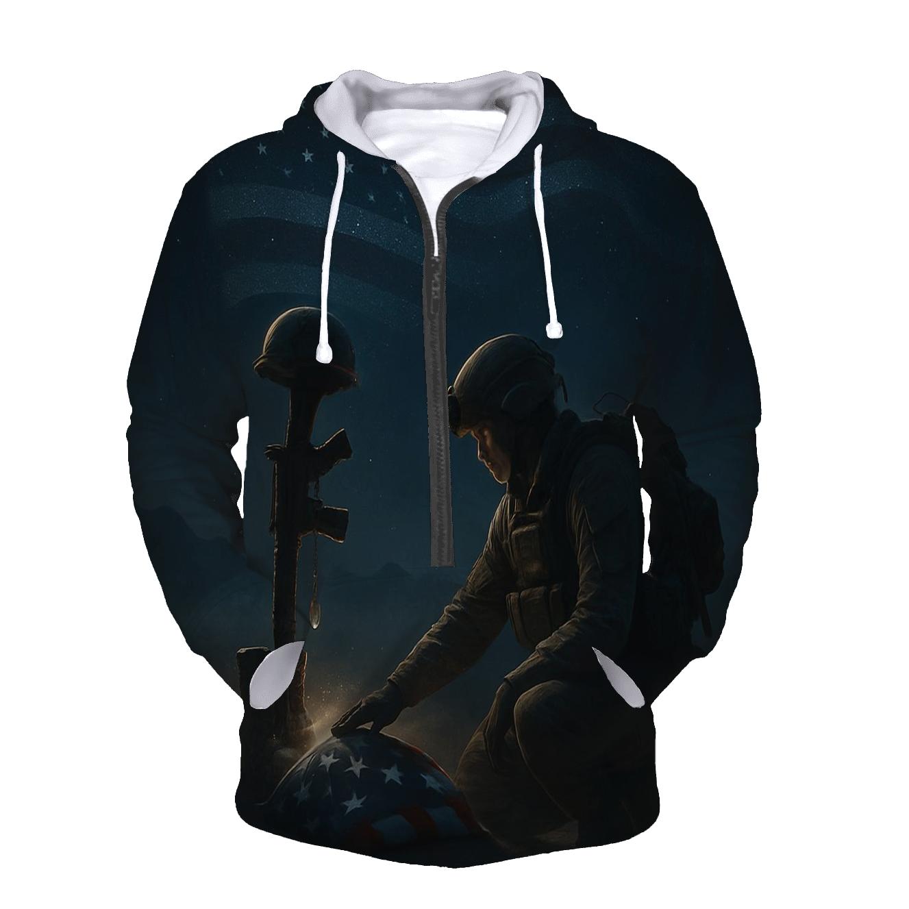Desert Vigil Under The Stars premium hoodies