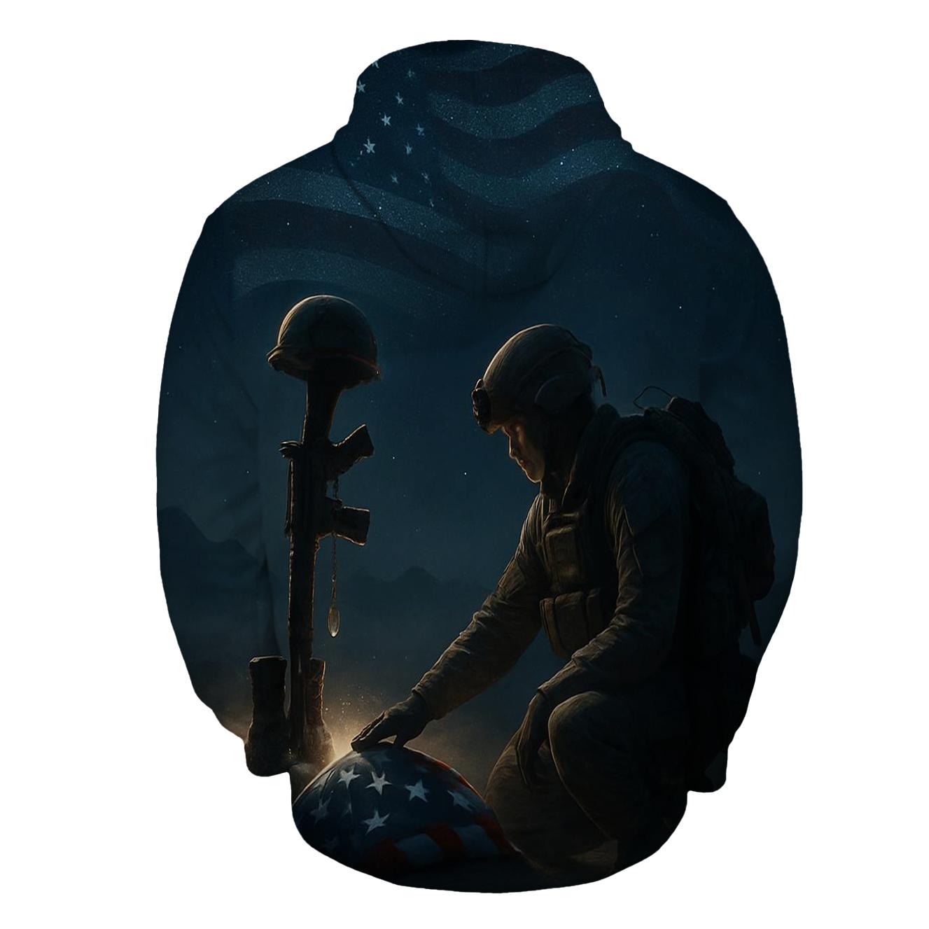 Desert Vigil Under The Stars premium hoodies