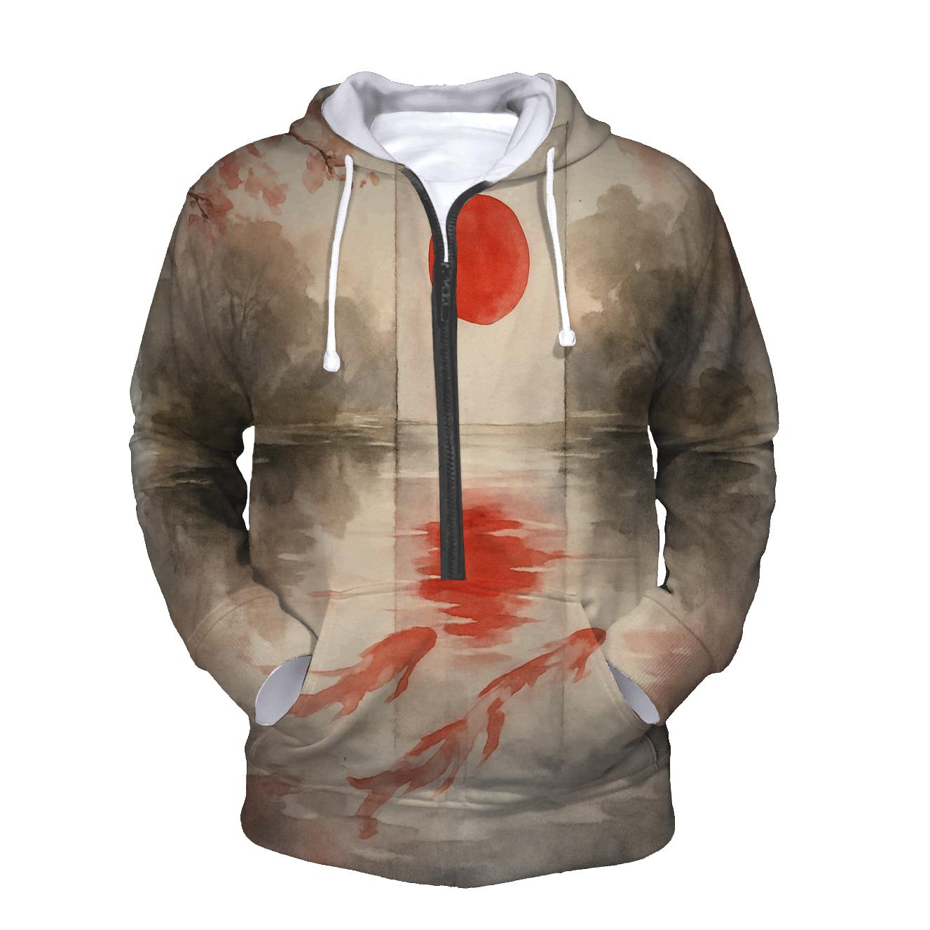 Japan Koi Silk Dawn hoodie trends