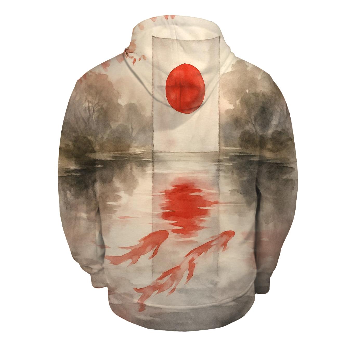 Japan Koi Silk Dawn hoodie trends