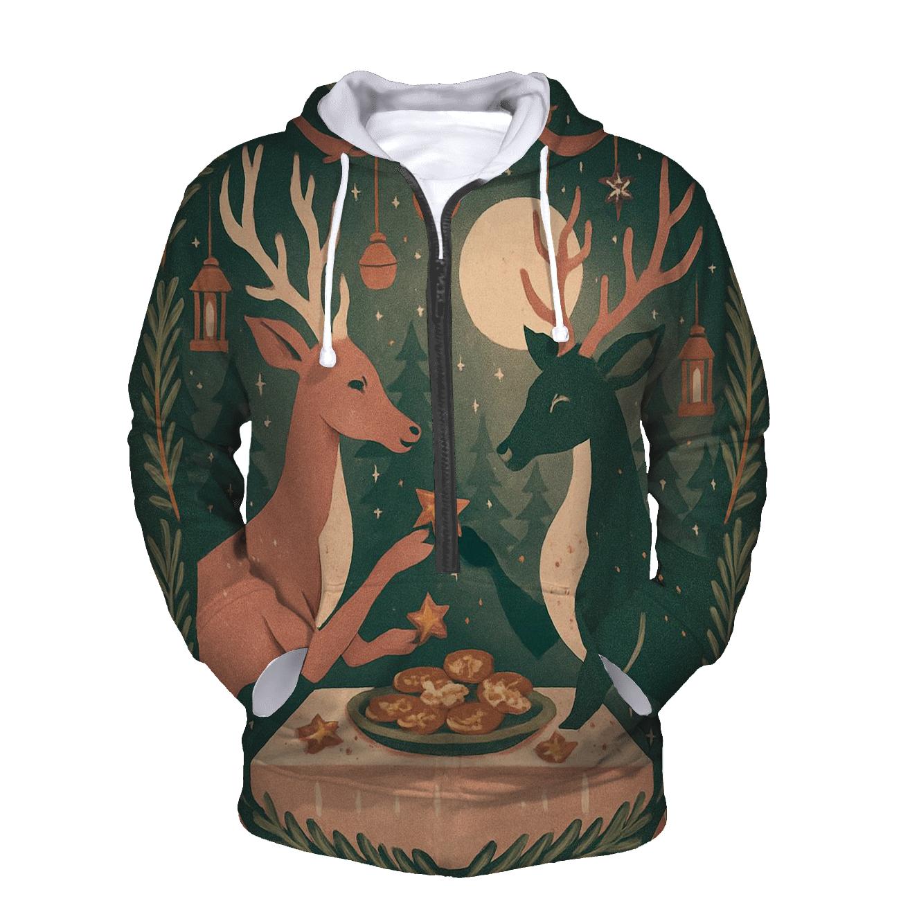 Reindeer Cookie Swap Night hoodie designs