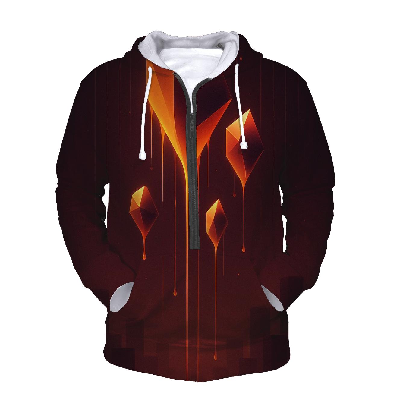 Golden Prism Rainfall hoodies fashion
