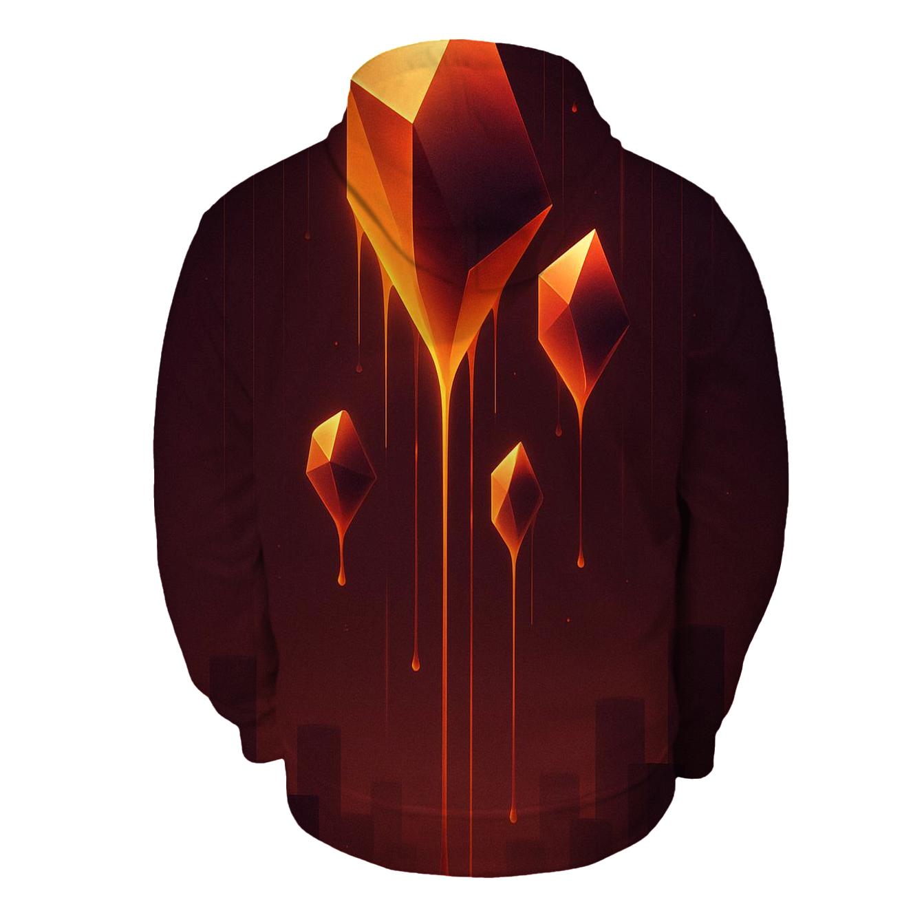 Golden Prism Rainfall hoodies fashion