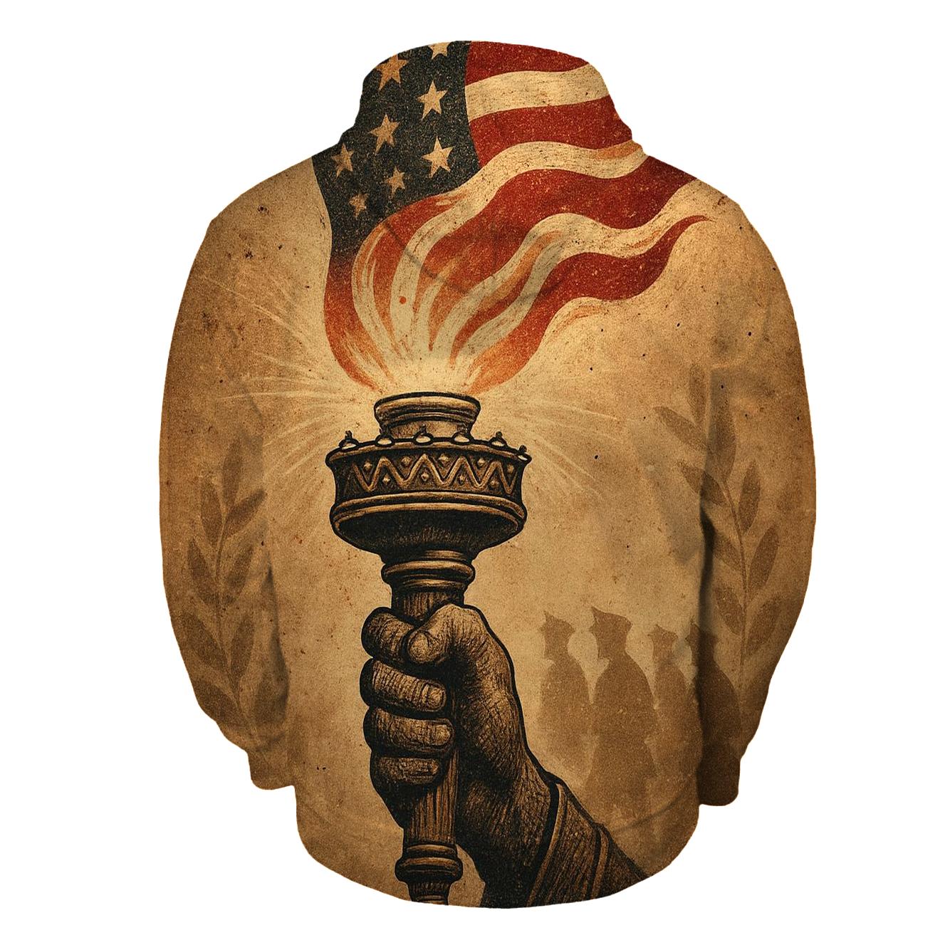Vintage Honor Torch In The Storm lightweight hoodies