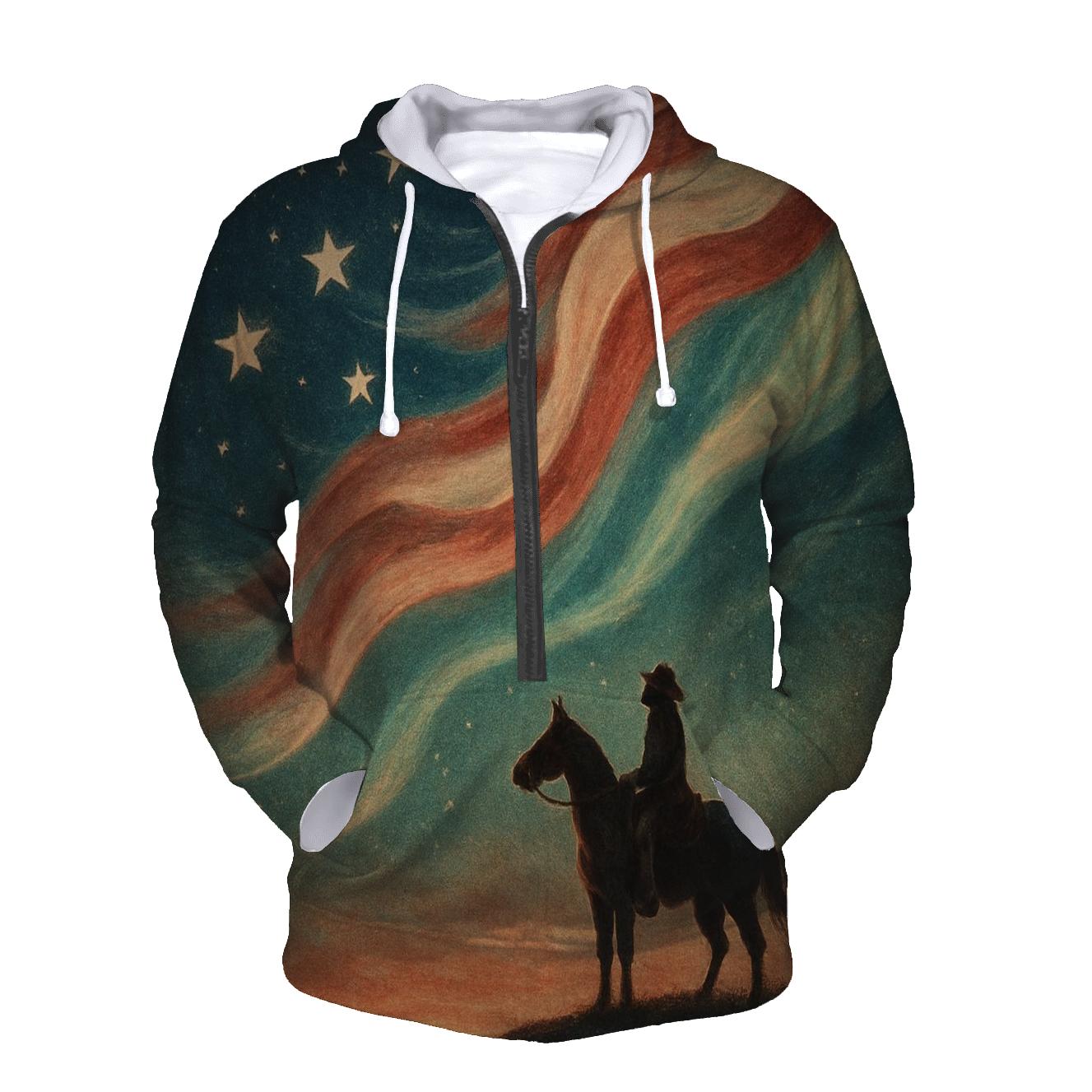 Prairie Night Flag Constellation hoodie designs
