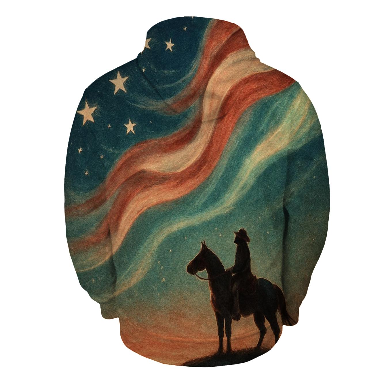 Prairie Night Flag Constellation hoodie designs