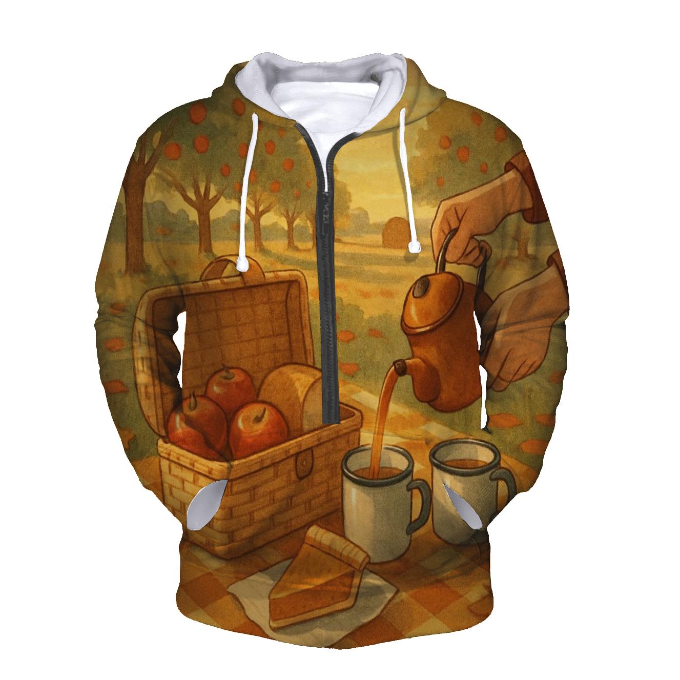 Vintage Orchard Thanksgiving Picnic hoodie trends