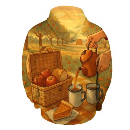 Vintage Orchard Thanksgiving Picnic hoodie trends