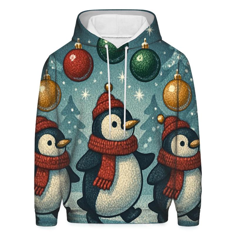 Penguin Ornament Parade hoodie designs