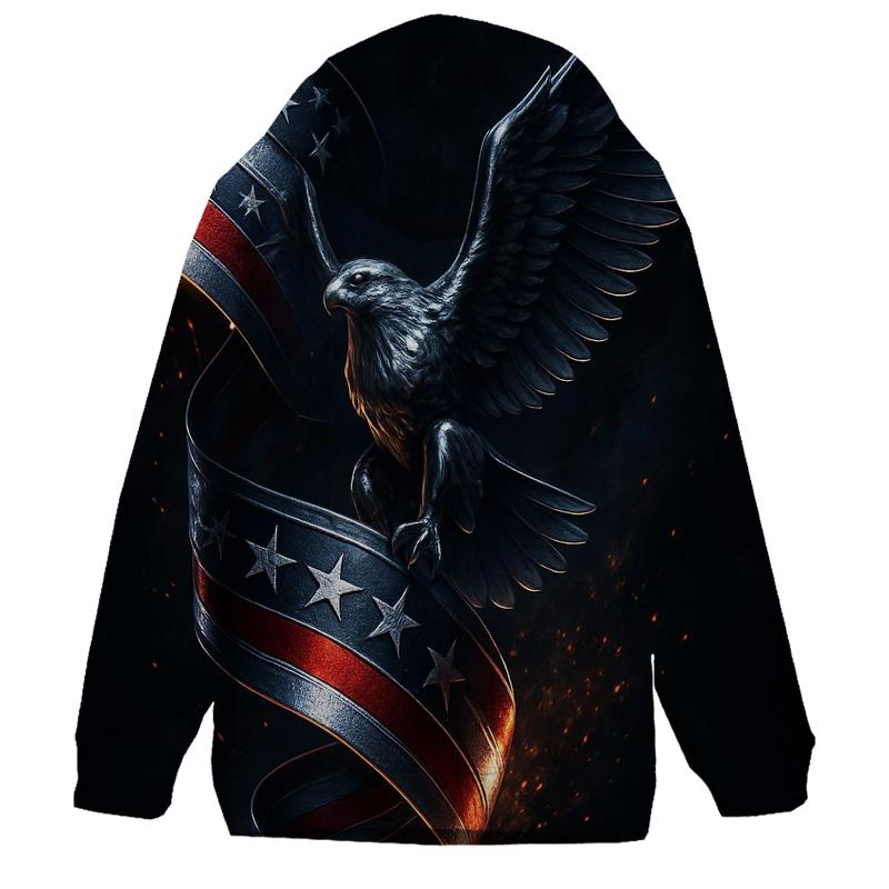 Neon Foundry Stars And Stripes graphic hoodies
