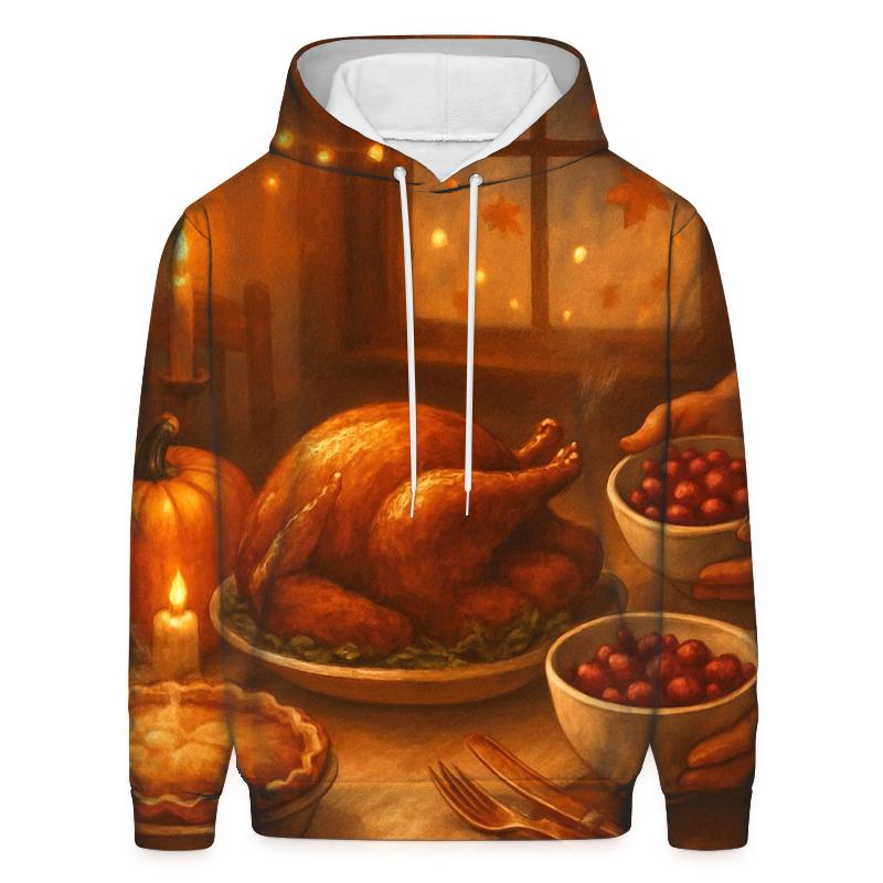 Candlelit Harvest Table Stillness hoodie trends