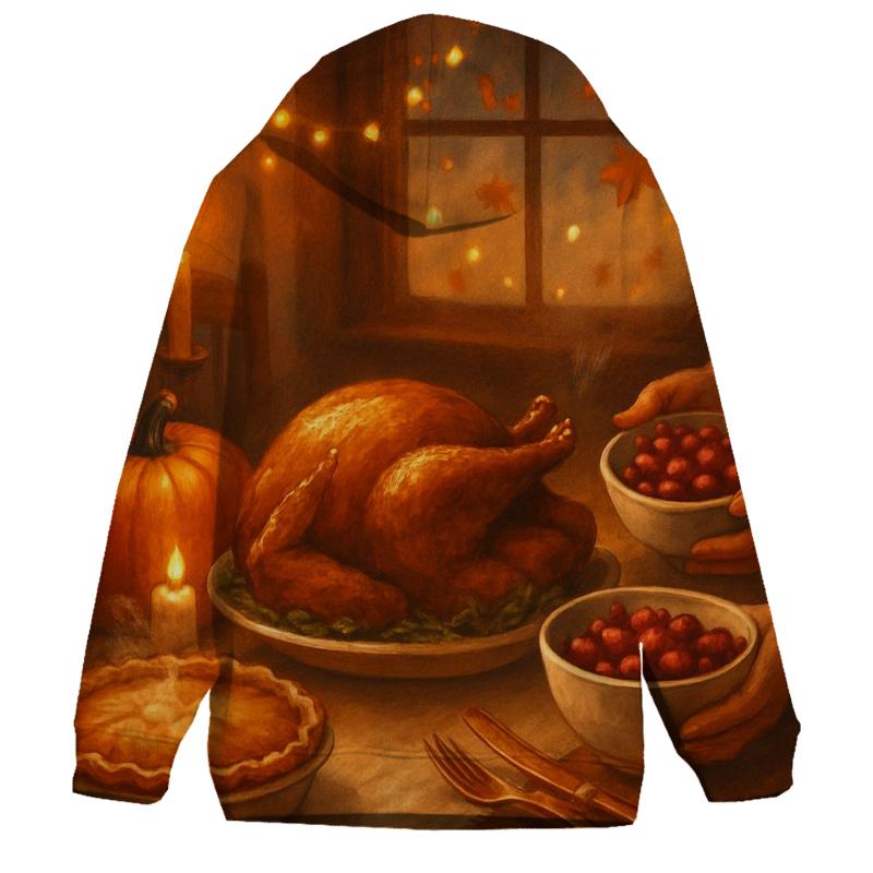 Candlelit Harvest Table Stillness hoodie trends