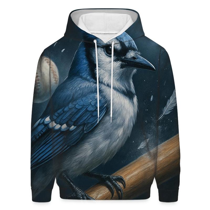 Midnight Perch Blue Jays Bat Sentinel heavyweight hoodies