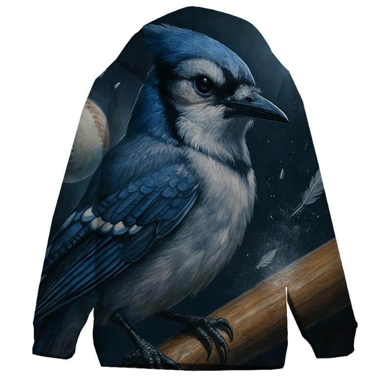 Midnight Perch Blue Jays Bat Sentinel heavyweight hoodies