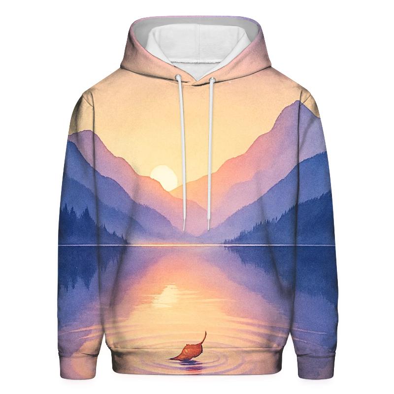 Lavender Lake Mirror Bloom hoodie designs