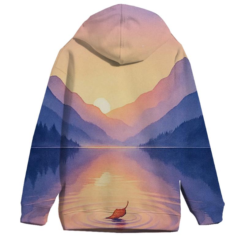 Lavender Lake Mirror Bloom hoodie designs
