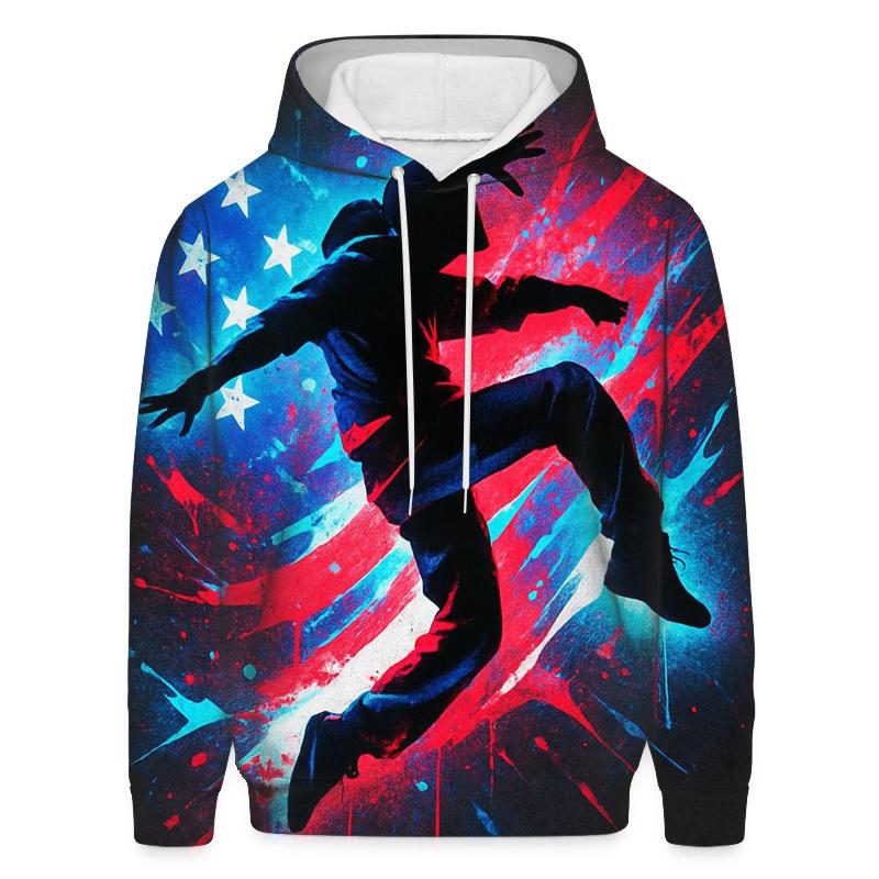 Urban Rebel Flagstorm Mural hoodie designs