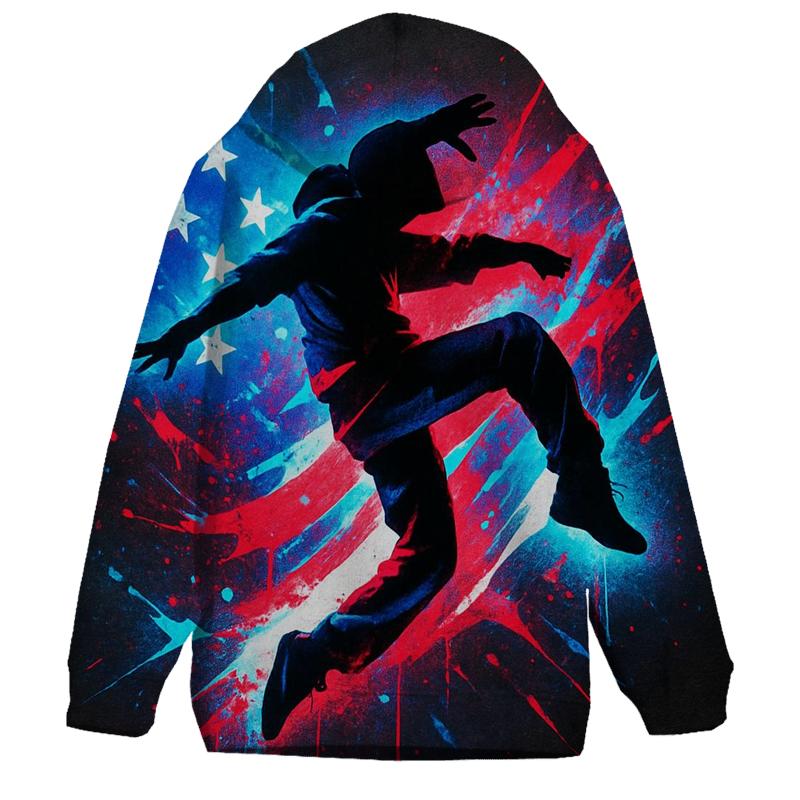 Urban Rebel Flagstorm Mural hoodie designs