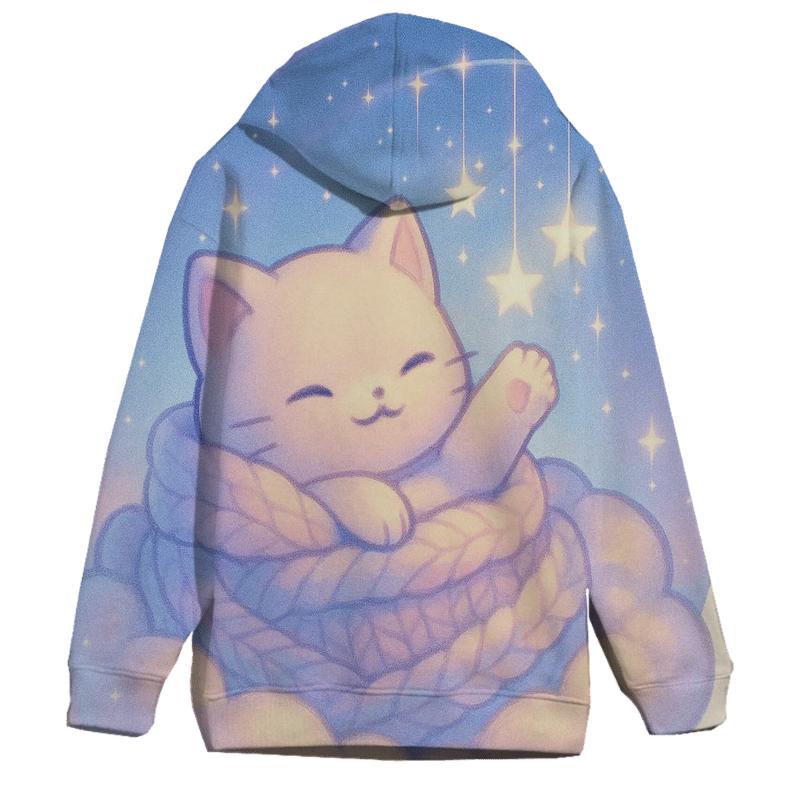 Starlit Blanket Nest Cloud Kitten lightweight hoodies