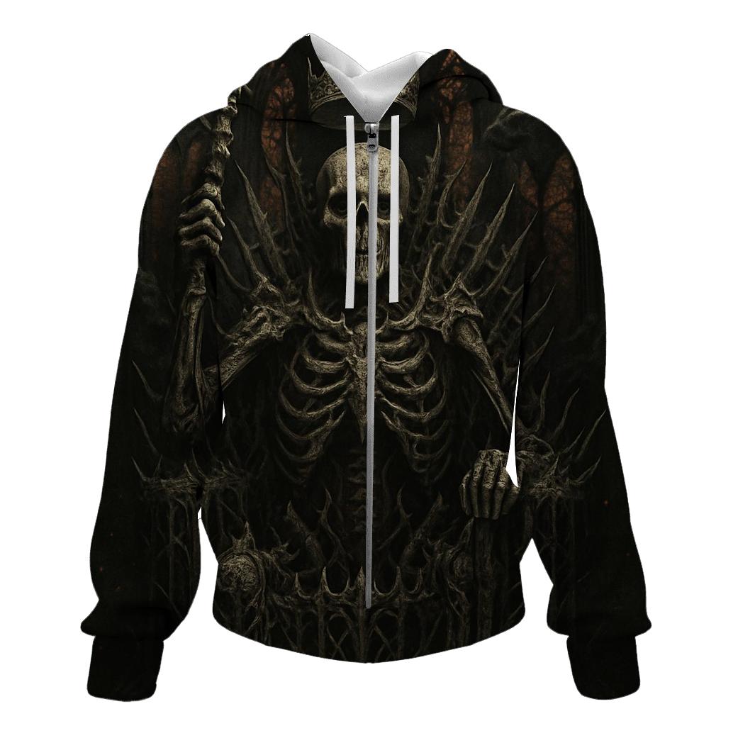 Crowned Warden Of The Bone Cathedral custom hoodies