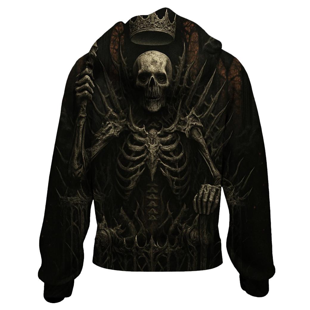 Crowned Warden Of The Bone Cathedral custom hoodies