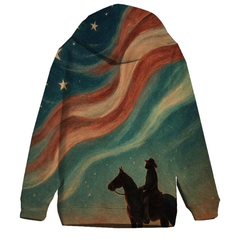 Prairie Night Flag Constellation premium hoodies