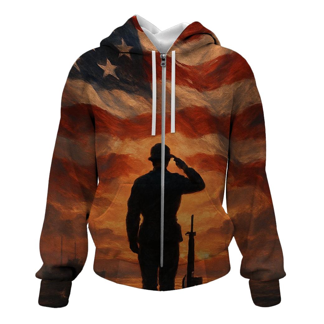 Harbor Watch Liberty Crest zip-up hoodies