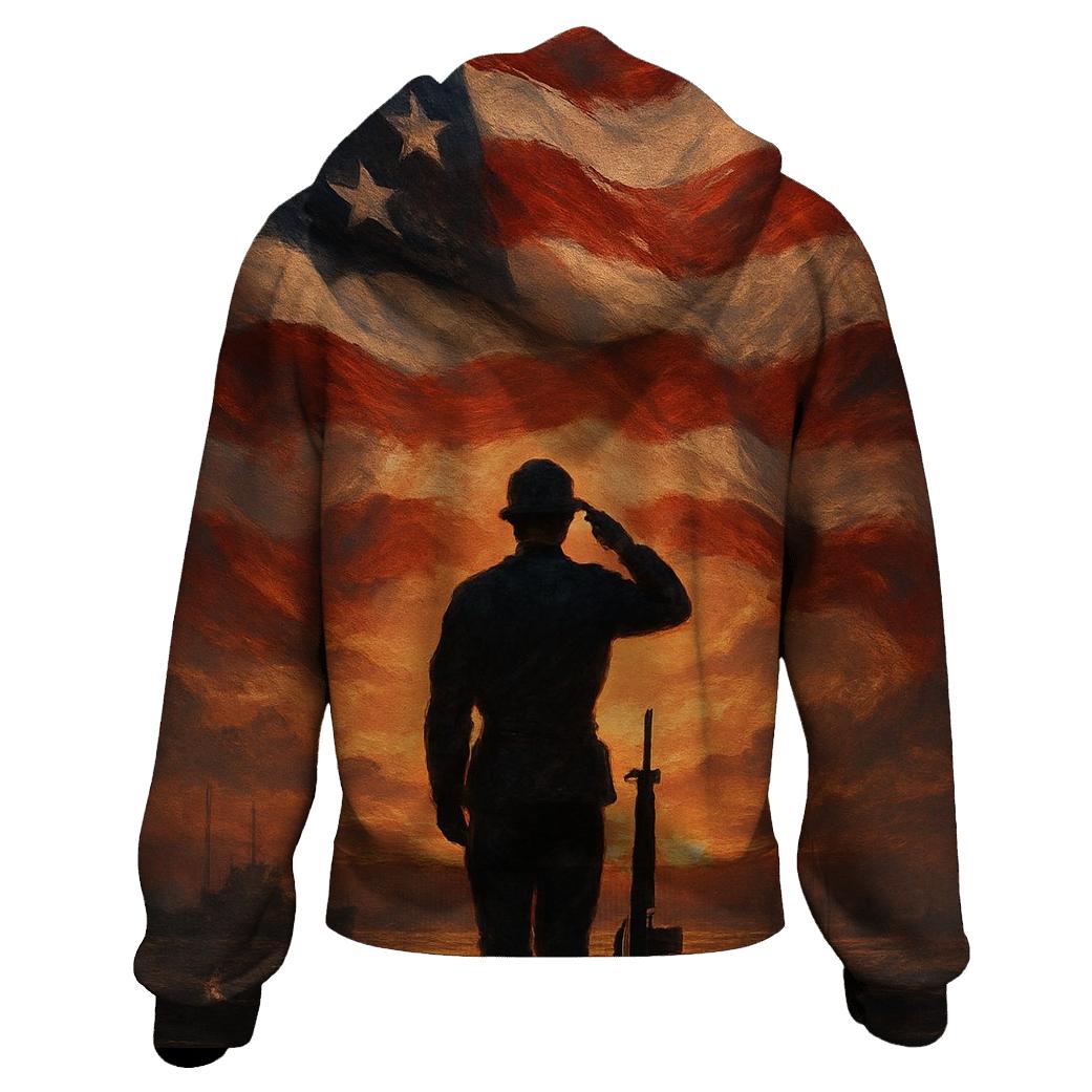Harbor Watch Liberty Crest zip-up hoodies