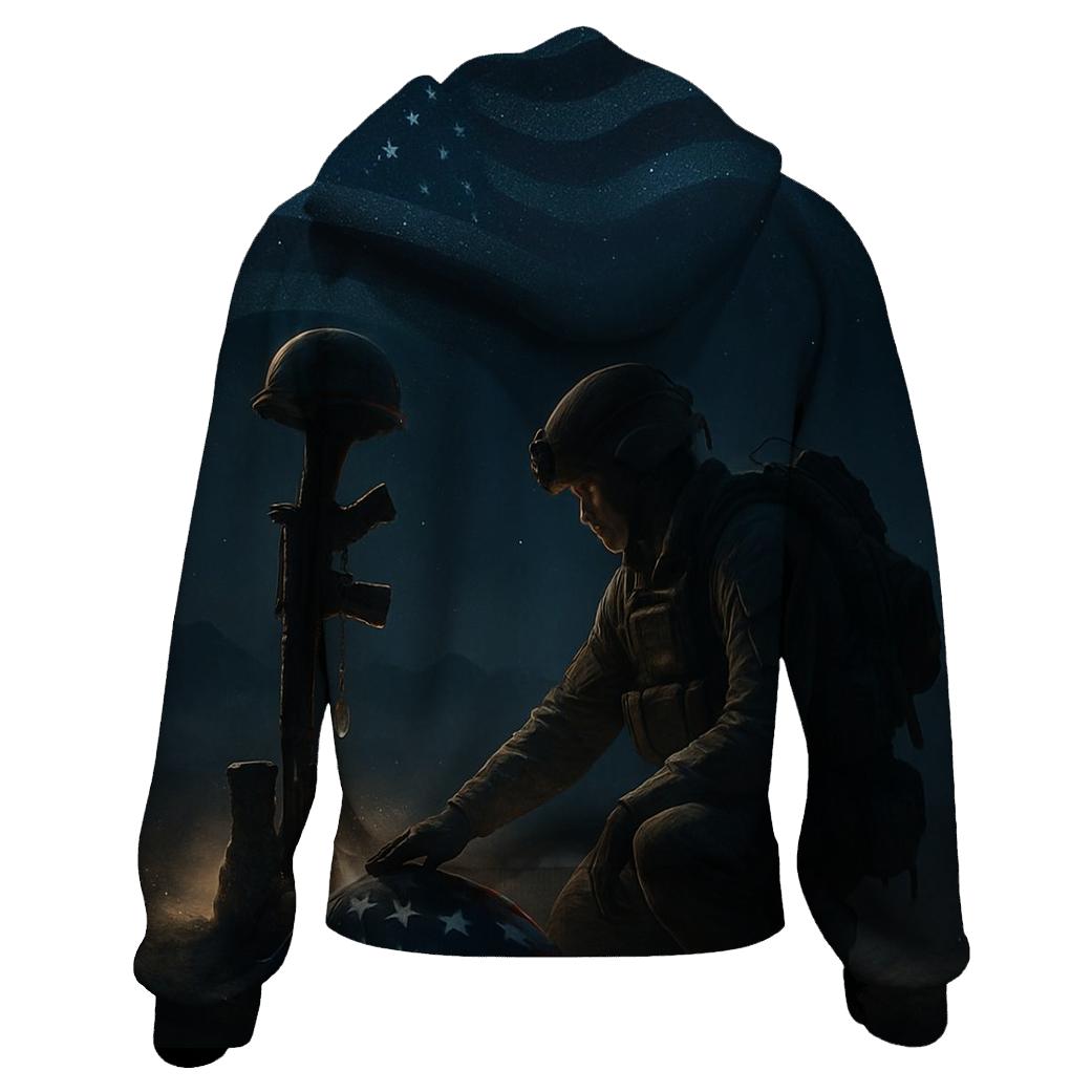 Desert Vigil Under The Stars zip-up hoodies