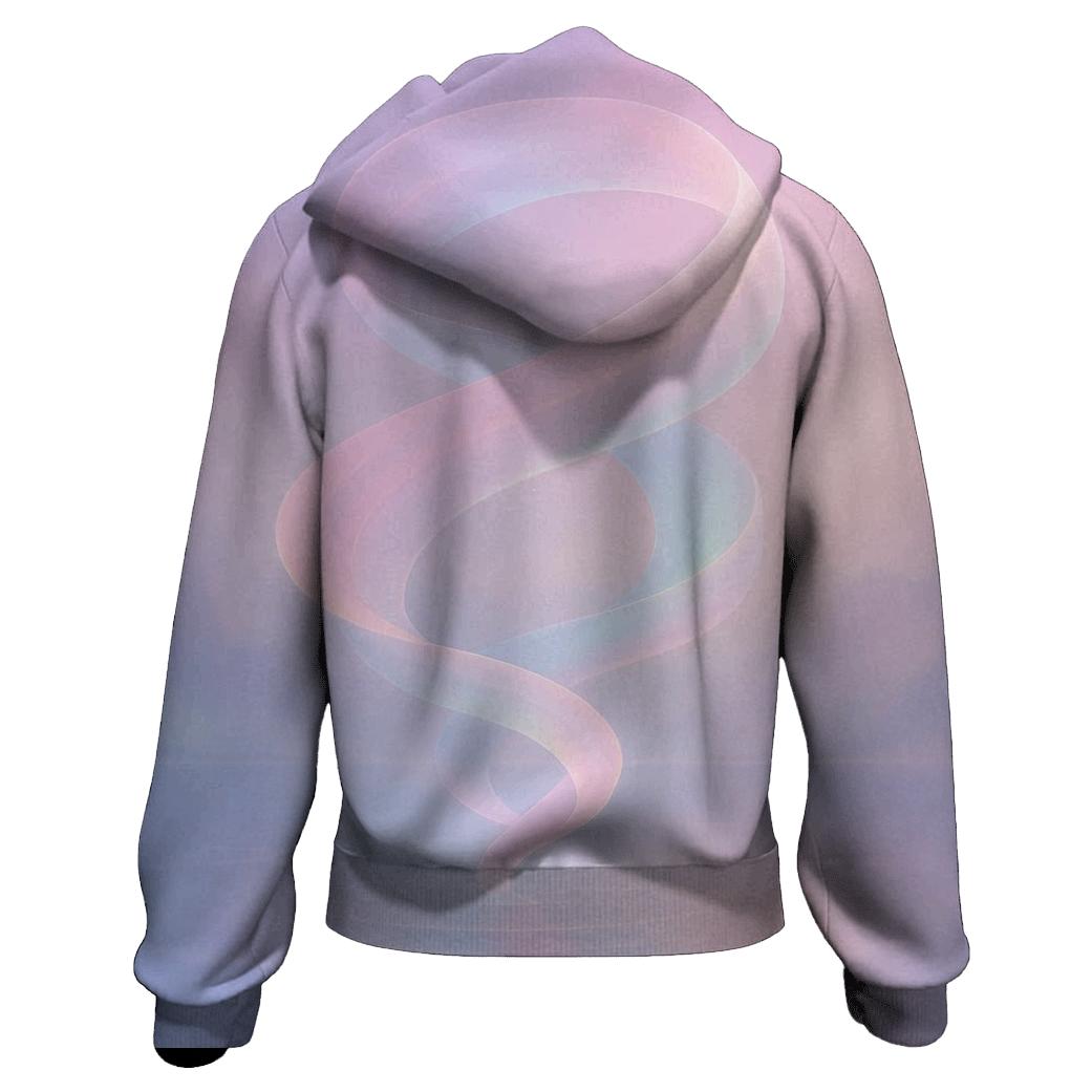 Pastel Tidal Mirage graphic hoodies