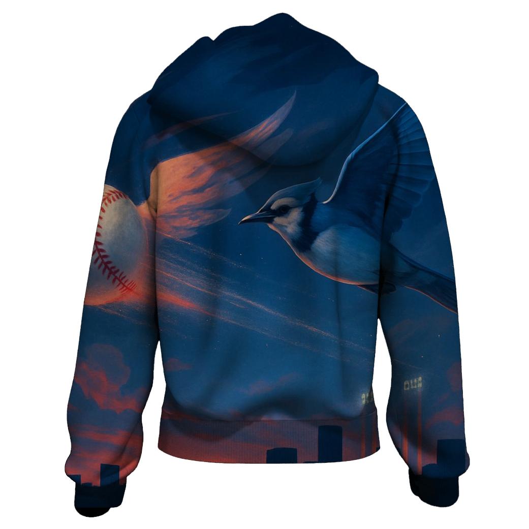 Skyline Fastball For Blue Jays Pride graphic hoodies
