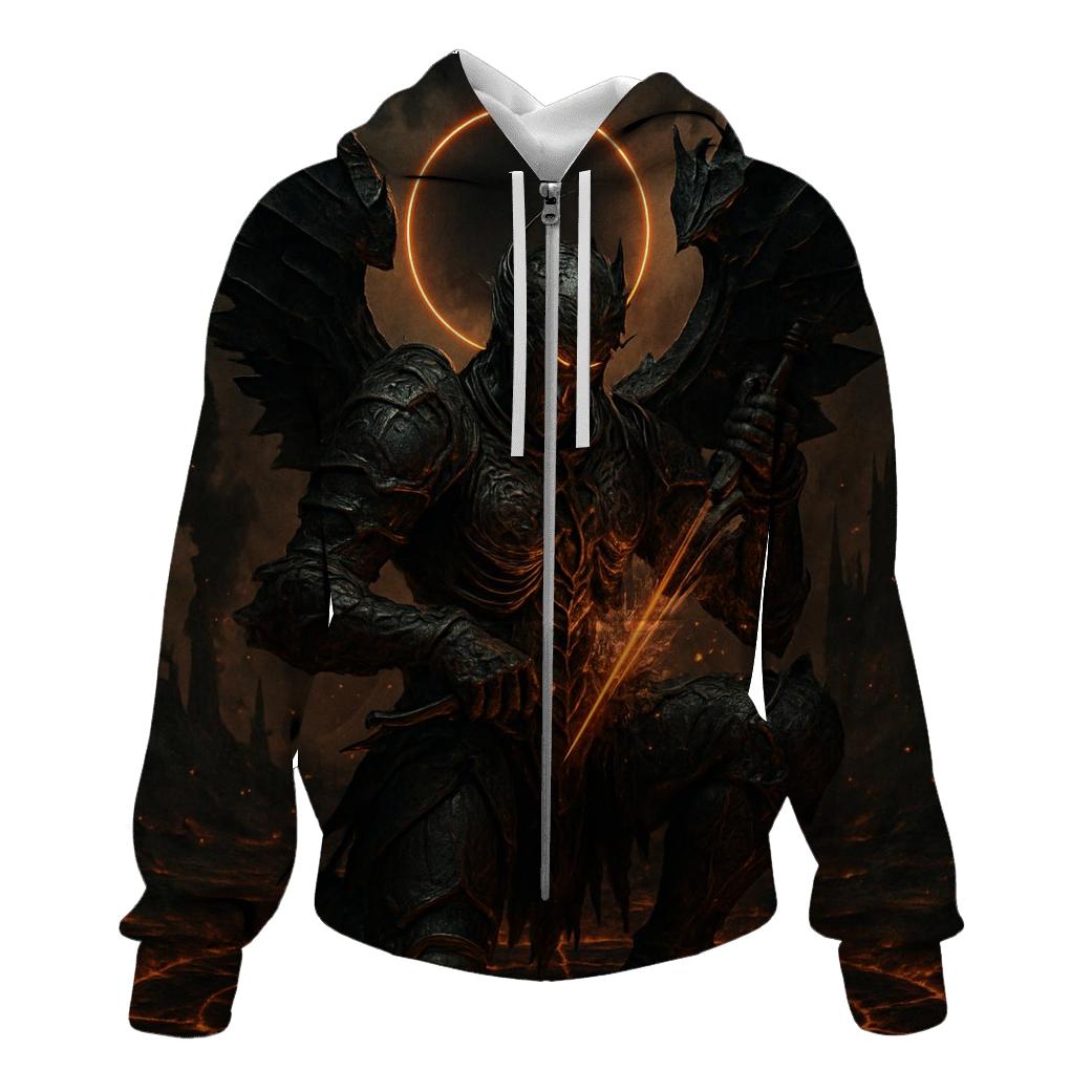 Obsidian Seraph Of The Volcanic Eclipse custom hoodies