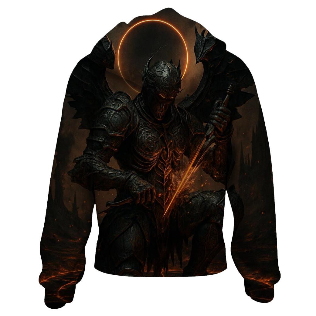 Obsidian Seraph Of The Volcanic Eclipse custom hoodies