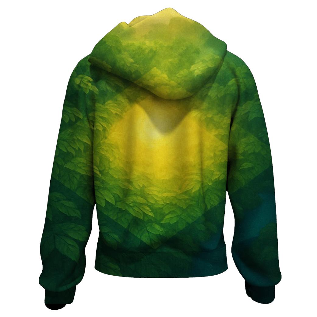 Brazil Rainforest Pulse Flag hoodie styles