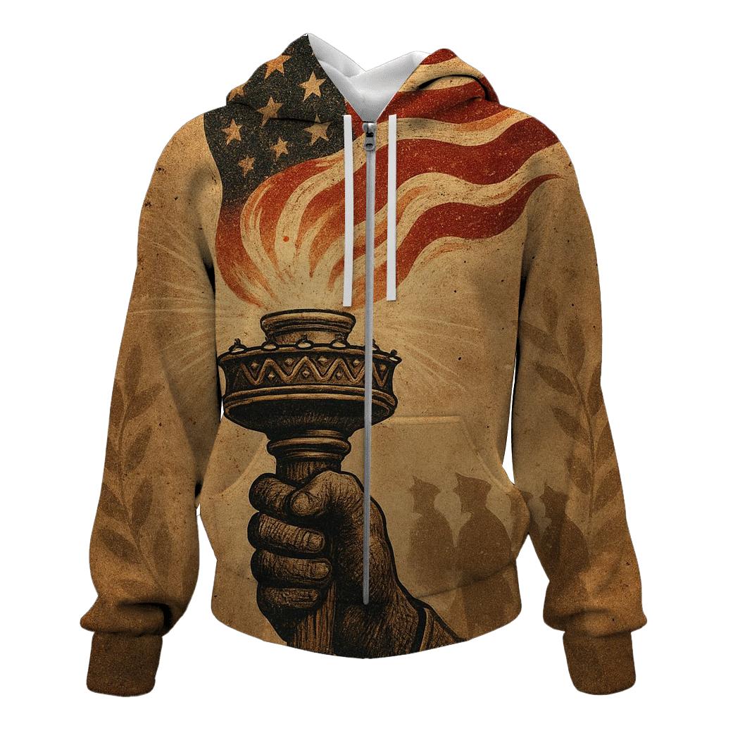 Vintage Honor Torch In The Storm hoodie trends