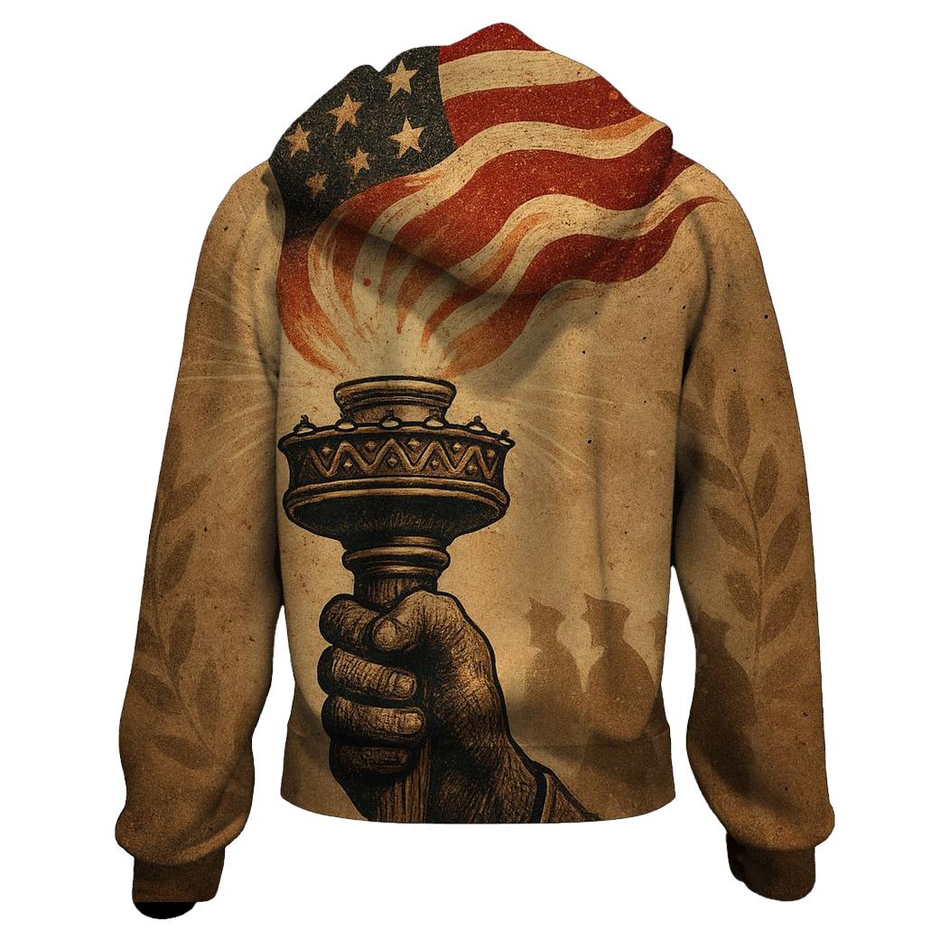 Vintage Honor Torch In The Storm hoodie trends