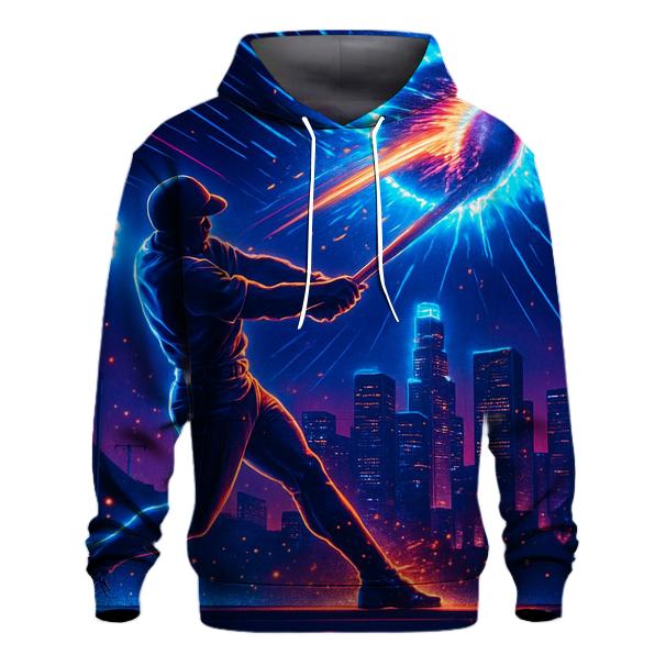 Neon Skyline Home Run Impact hoodies fashion