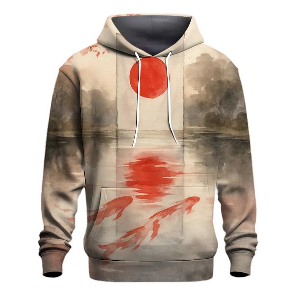 Japan Koi Silk Dawn hoodie designs