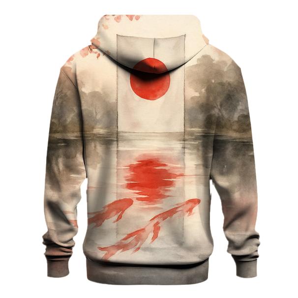Japan Koi Silk Dawn hoodie designs