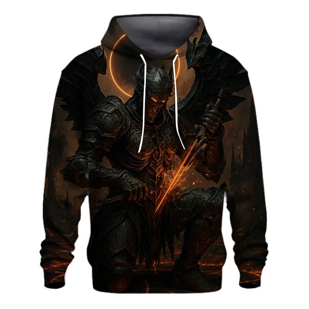 Obsidian Seraph Of The Volcanic Eclipse premium hoodies