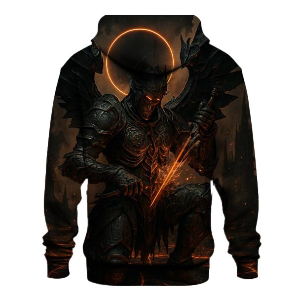 Obsidian Seraph Of The Volcanic Eclipse premium hoodies