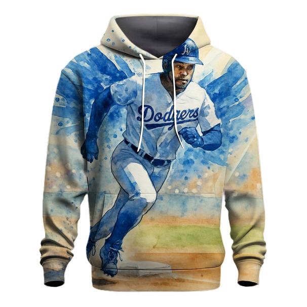 Watercolor Motion Wings Of The Rally Runner graphic hoodies