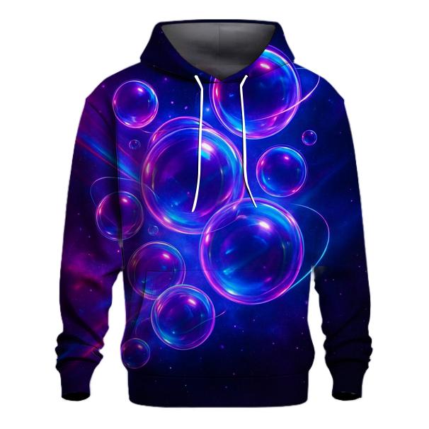 Neon Orbit Bloom custom hoodies