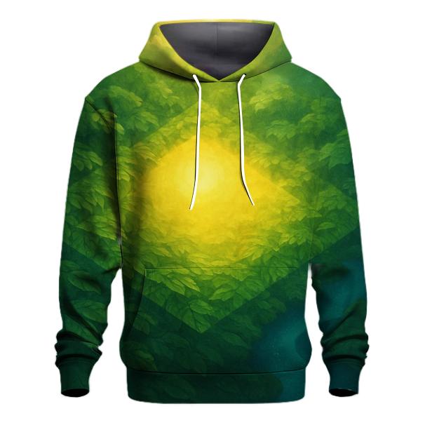 Brazil Rainforest Pulse Flag graphic hoodies