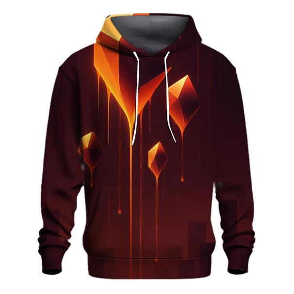 Golden Prism Rainfall graphic hoodies