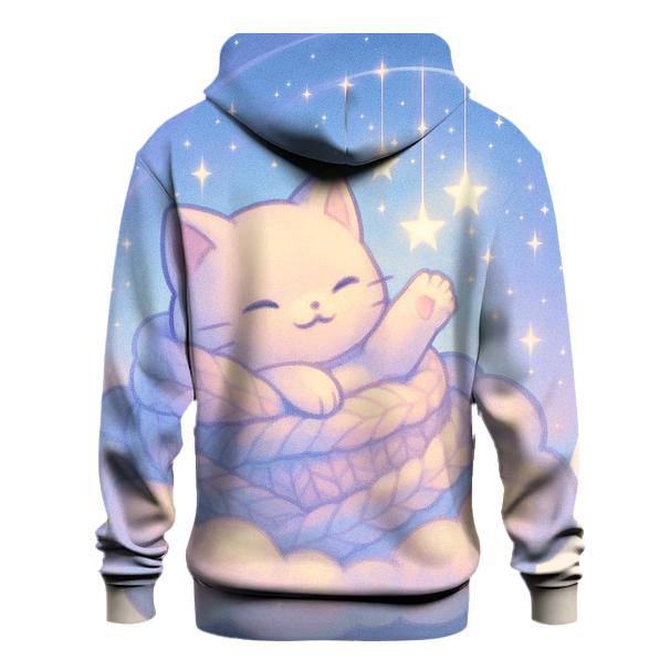 Starlit Blanket Nest Cloud Kitten graphic hoodies